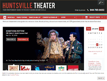 Tablet Screenshot of huntsville-theater.com